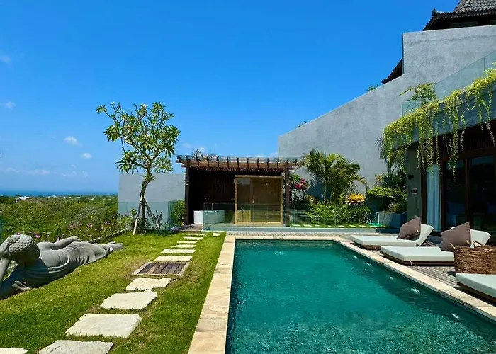 Ferienhaus Salo Panoramic View Sauna And Cold Jacuzzi Uluwatu